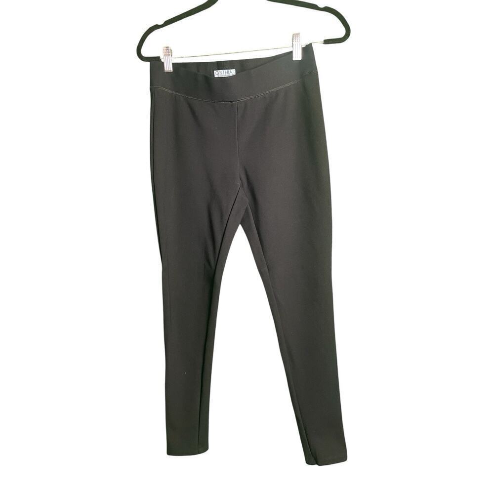 Cynthia Rowley Black Stretch Pants Women Size Small Skinny Pants Stretchy